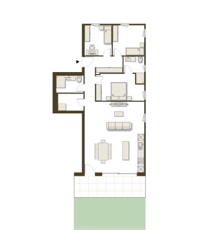 Appartement 8 - niv 1er étage
