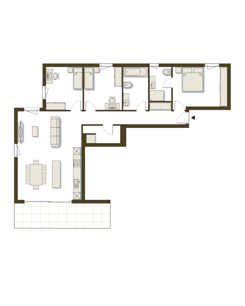 Appartement 13 - Attique